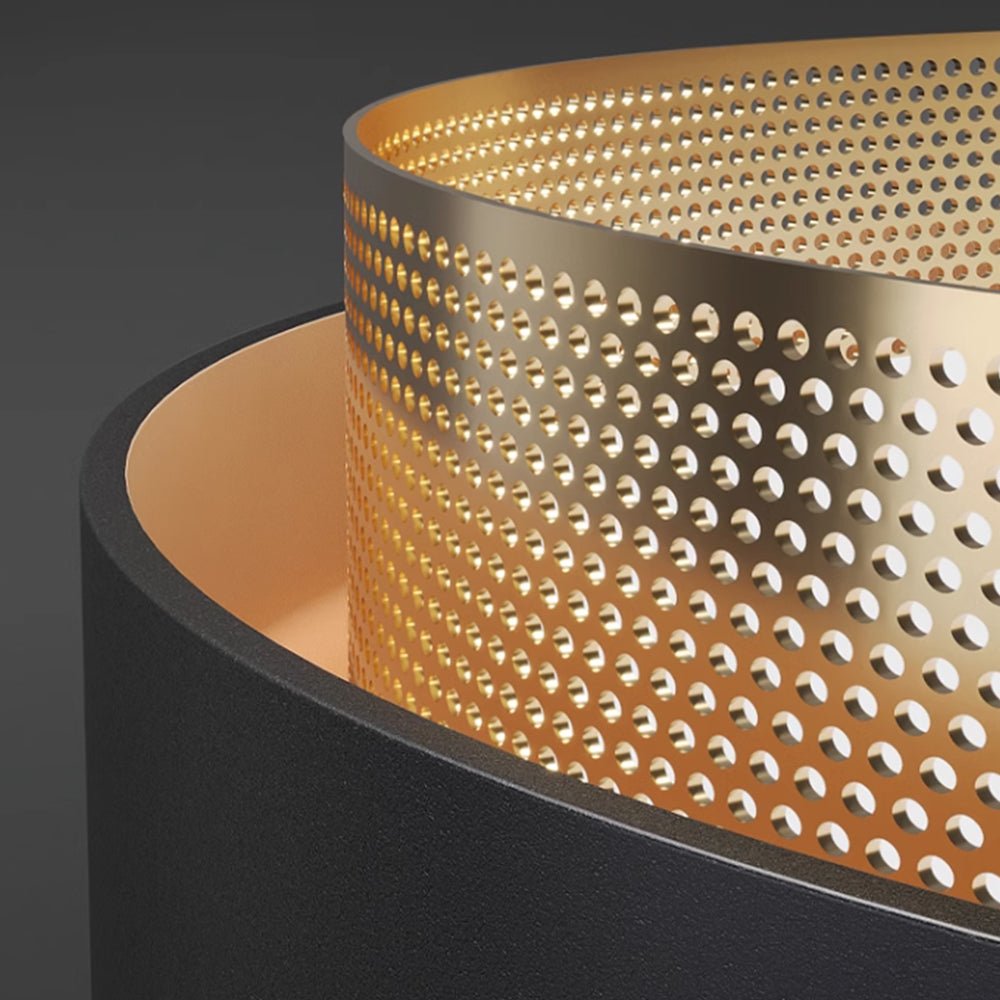 Hollow Round LED Ceiling Light By LumenNova In White And Black CE Certified