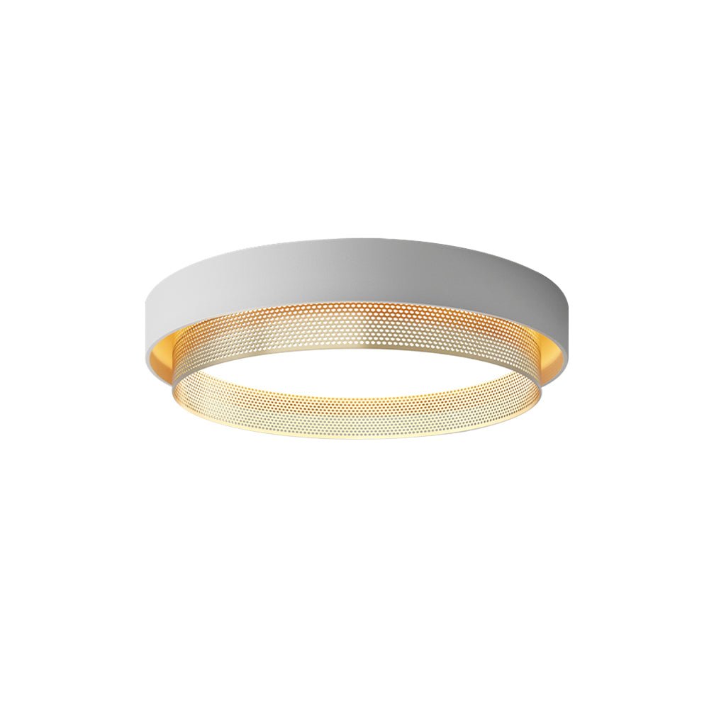 Hollow Round LED Ceiling Light By LumenNova In White And Black CE Certified