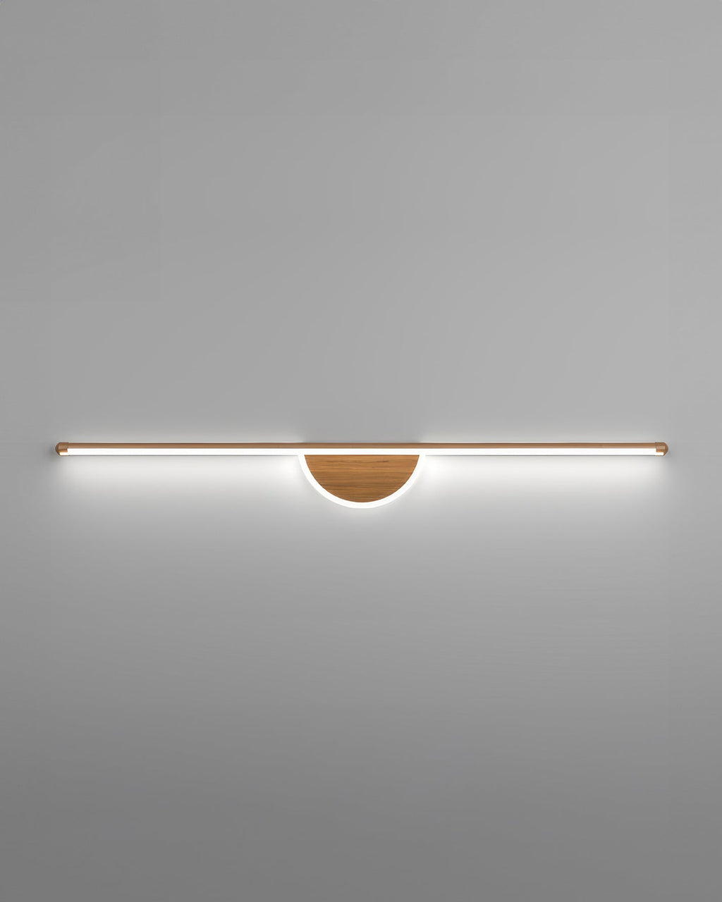 SylvaArc Wood Wall Light With Soft Tube Glow For TV Backdrops