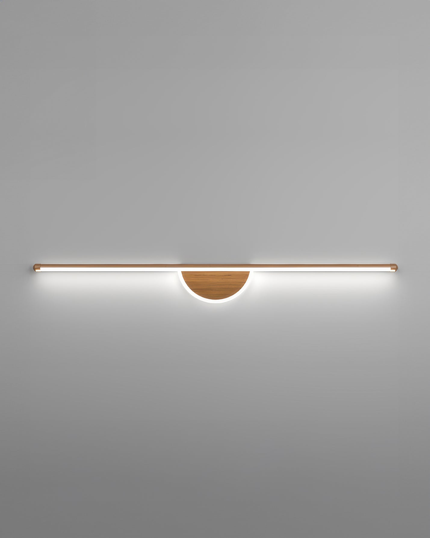 SylvaArc Wood Wall Light With Soft Tube Glow For TV Backdrops