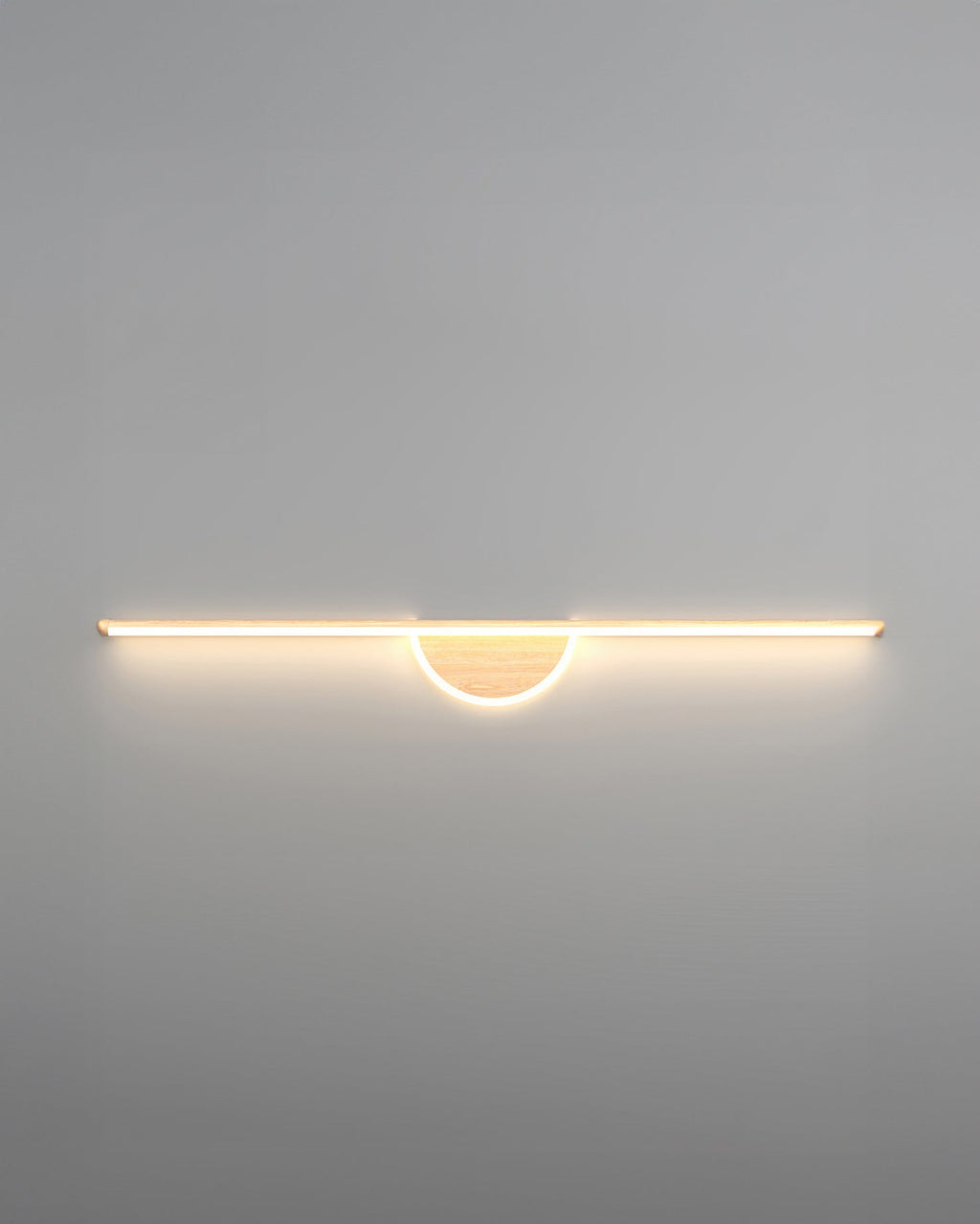SylvaArc Wood Wall Light With Soft Tube Glow For TV Backdrops