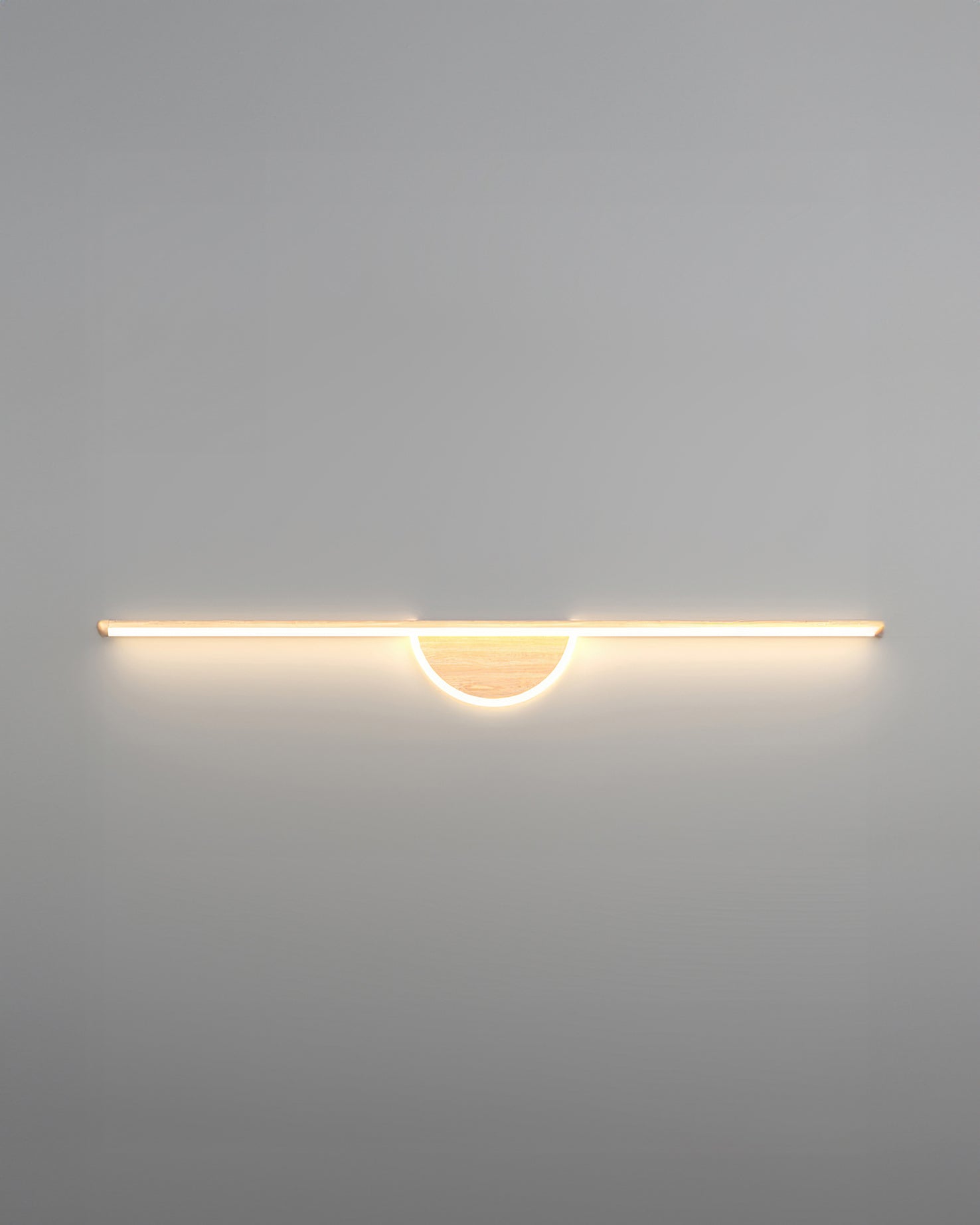 SylvaArc Wood Wall Light With Soft Tube Glow For TV Backdrops